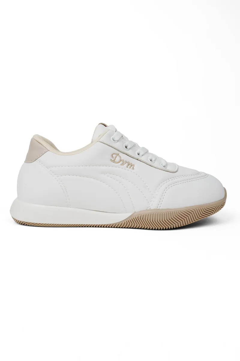 Beyaz Kadın Ortopedik Spor Ayakkabı Yumuşak Taban Günlük Rahat Sneaker Beyaz
